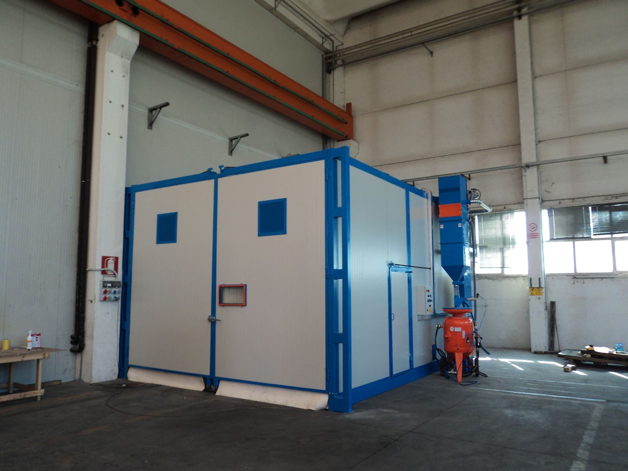 Bva Impianti - Cabina sabbiatura 1